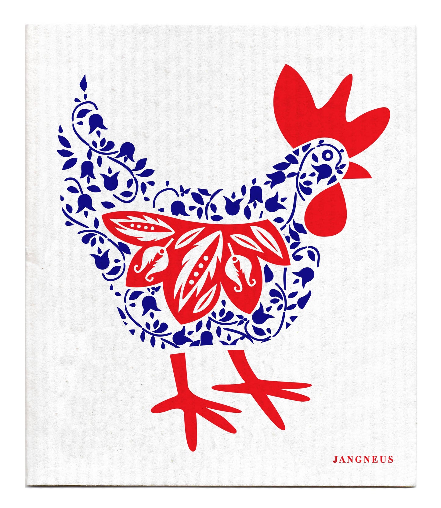 Jangneus - Swedish Dishcloth - Hen Blue