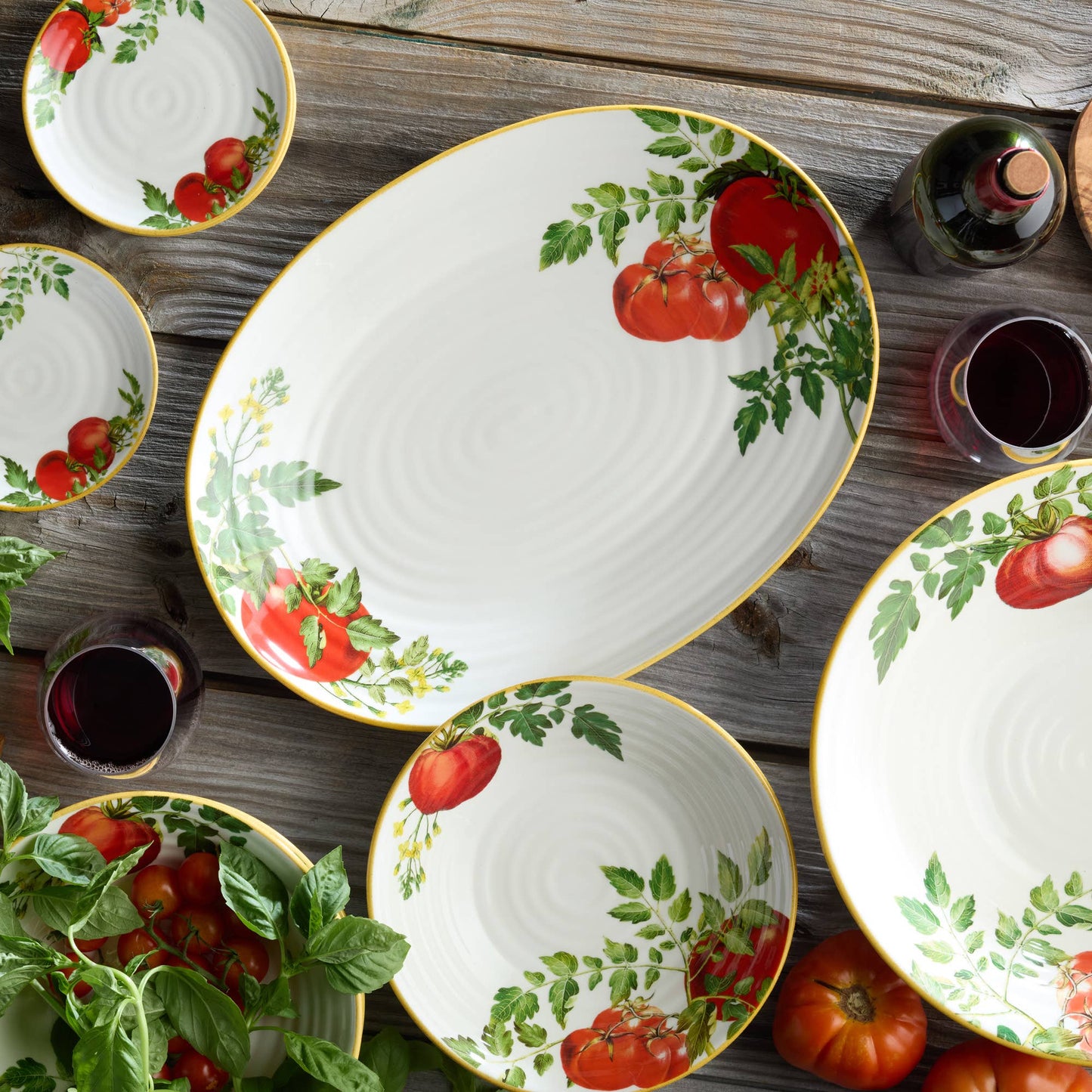 Pomodoro Oval Platter