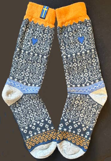 Swedish Passport - Wool Wear of Scandinavia Nordic Sweden Wool Socks