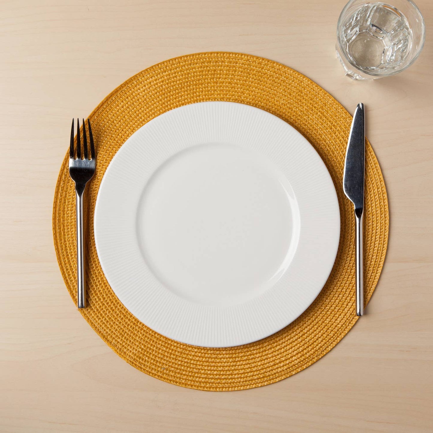 Disko Honey Round Placemat Set/4