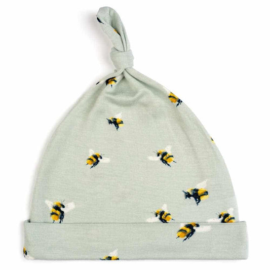 Milkbarn Bamboo Knotted Beanie Hat - Bumblebee