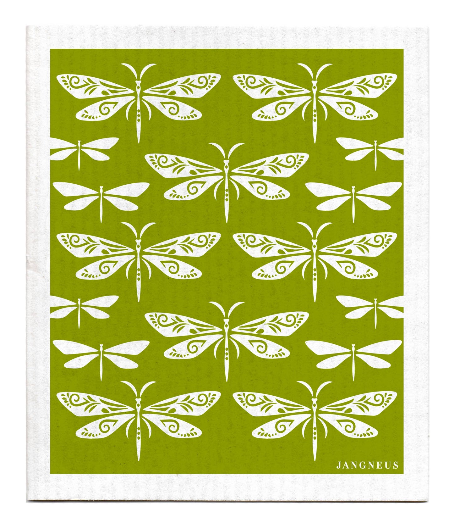 Jangneus - Swedish Dishcloth - Dragon Fly - Green