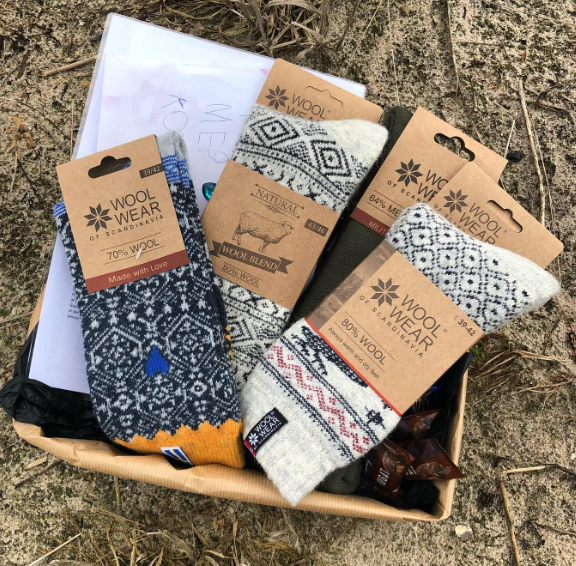 Swedish Passport - Wool Wear of Scandinavia Nordic Sweden Wool Socks