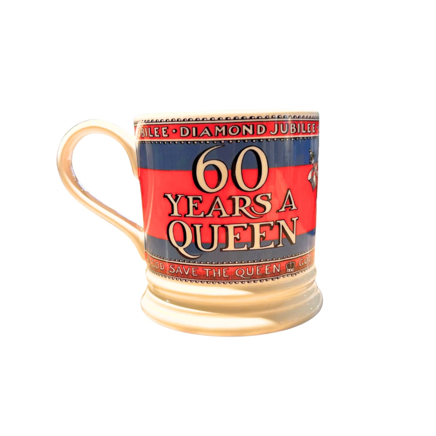 Emma Bridgewater Diamond Jubilee 60 Years A Queen 1 Pint Mug