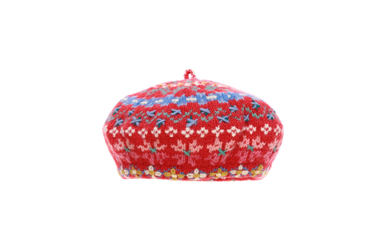 French Knot - River Beret - Red