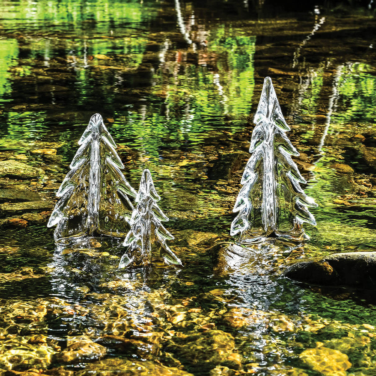 Simon Pearce Bubble Evergreen Tree