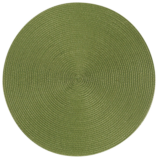 Disko Fir Green Round Placemat Set/4