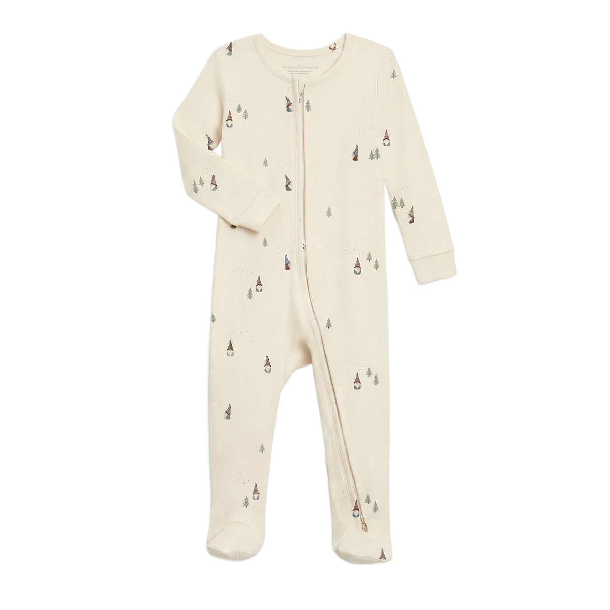 KENDI by Colored Organics - Peyton Zipper Sleeper - Gnome