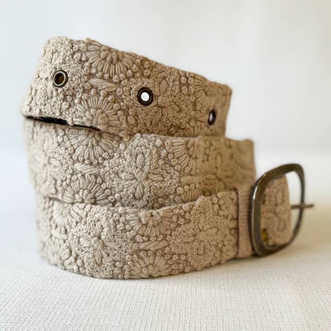 Jenny Krauss - Desert Dreams Embroidered Wool Belt