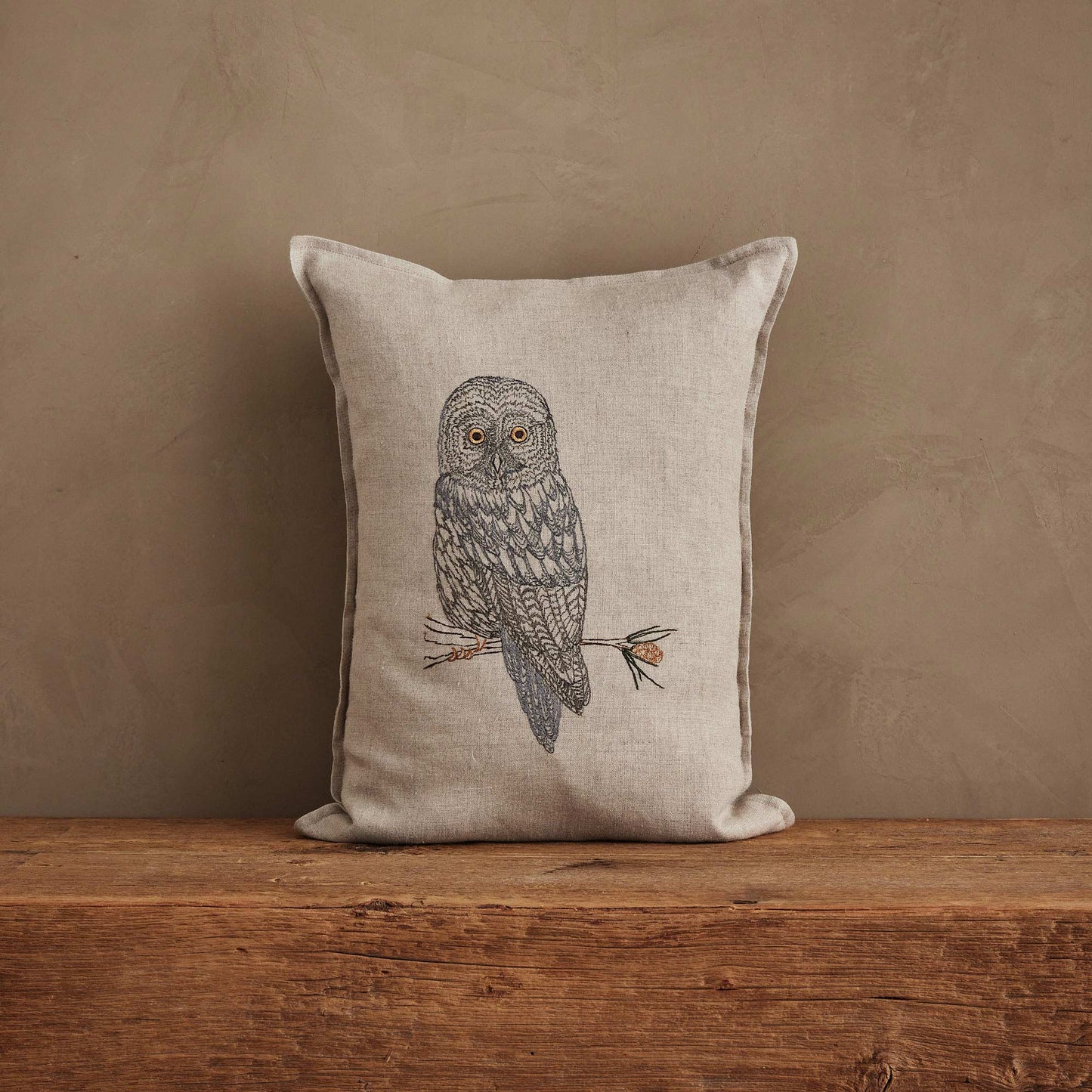Coral & Tusk - Great Grey Owl Pillow