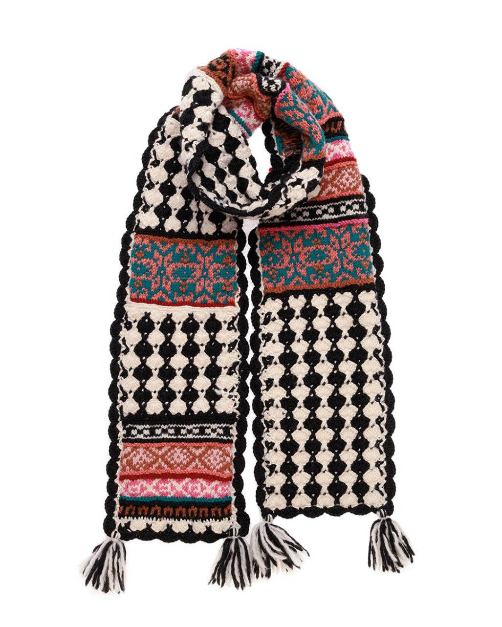 French Knot - Antonia Scarf - Black