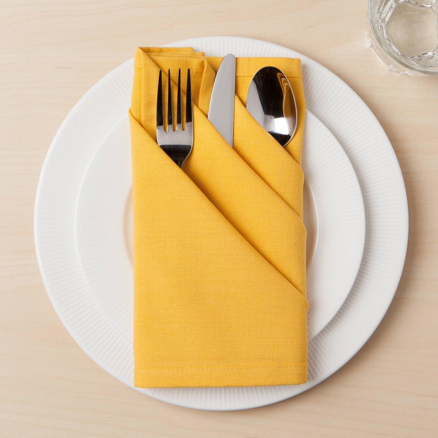 Spectrum Cotton Napkins Honey Set/4