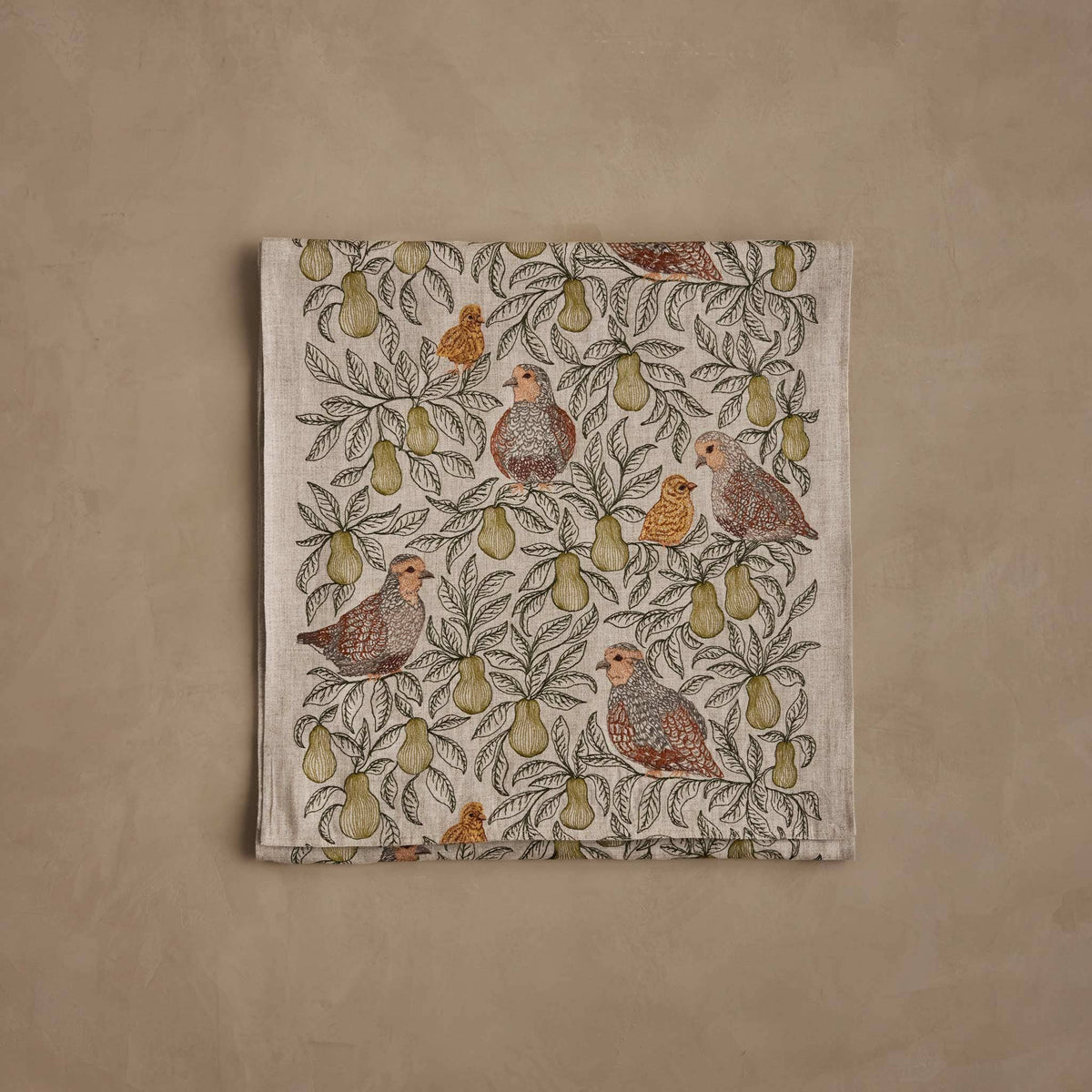 Coral & Tusk - Partridge in a Pear Tree Table Runner