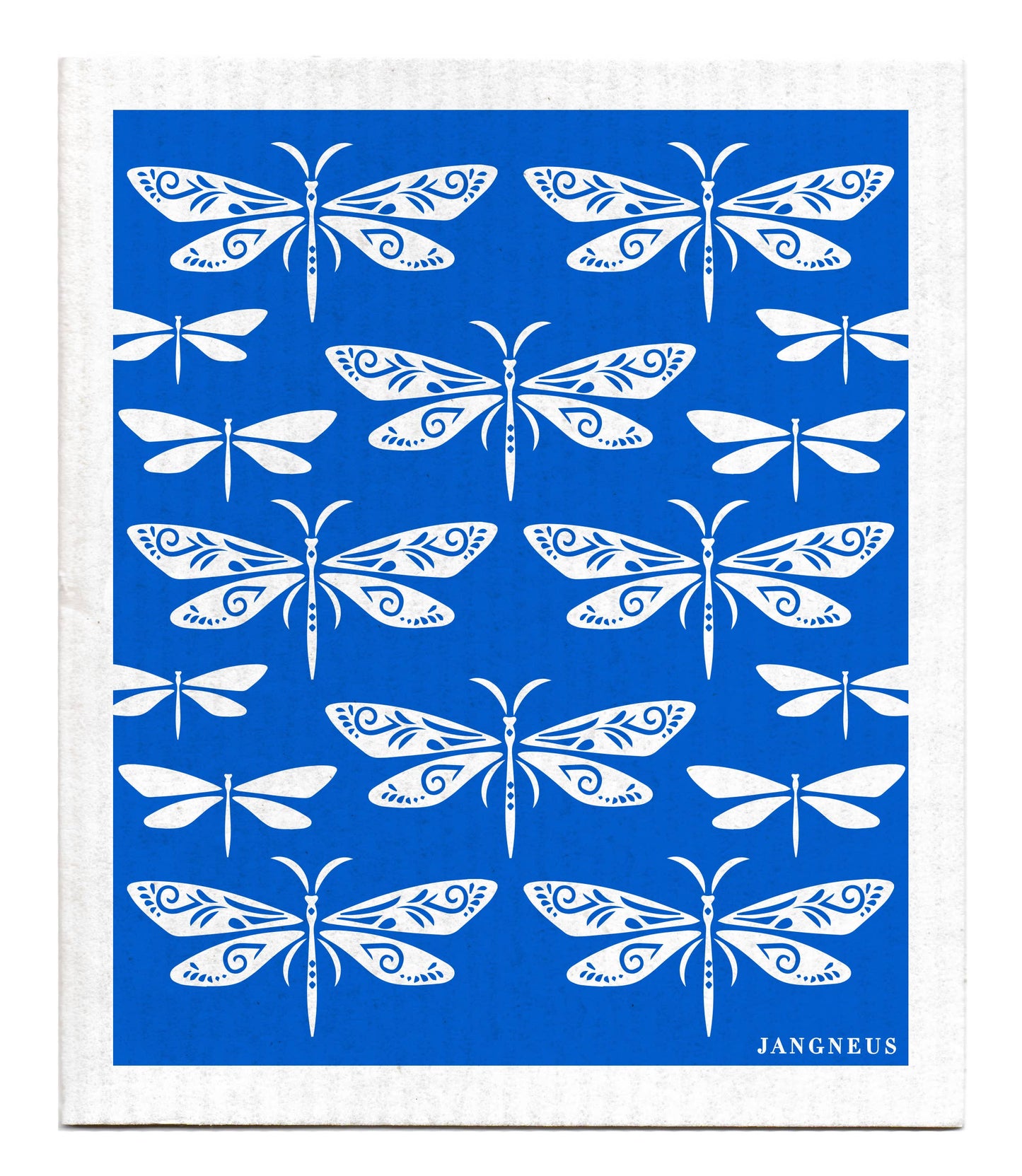 Jangneus - Swedish Dishcloth - Dragon Fly - Blue