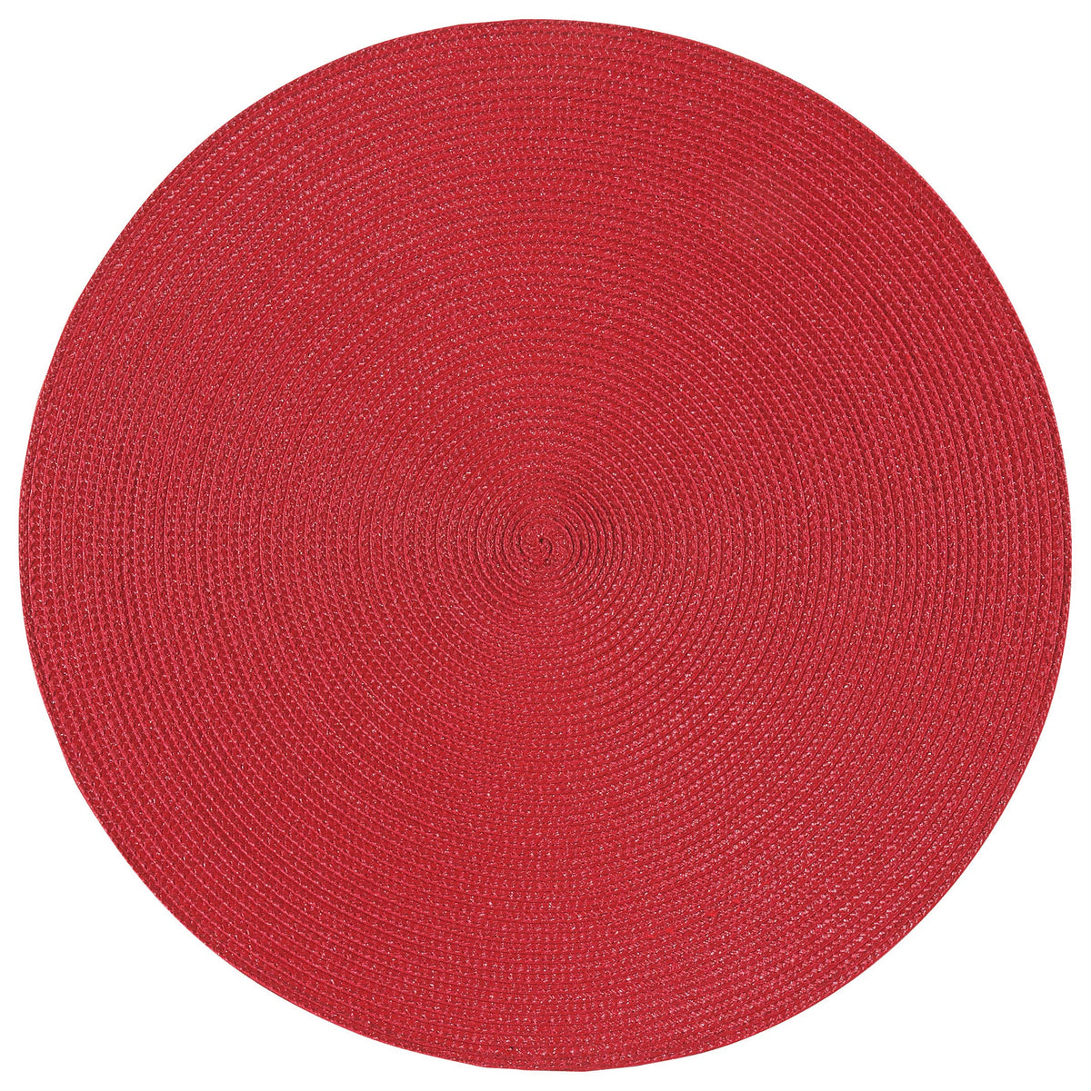 Now Designs by Danica - Disko Chili Red Round Placemat Set/4