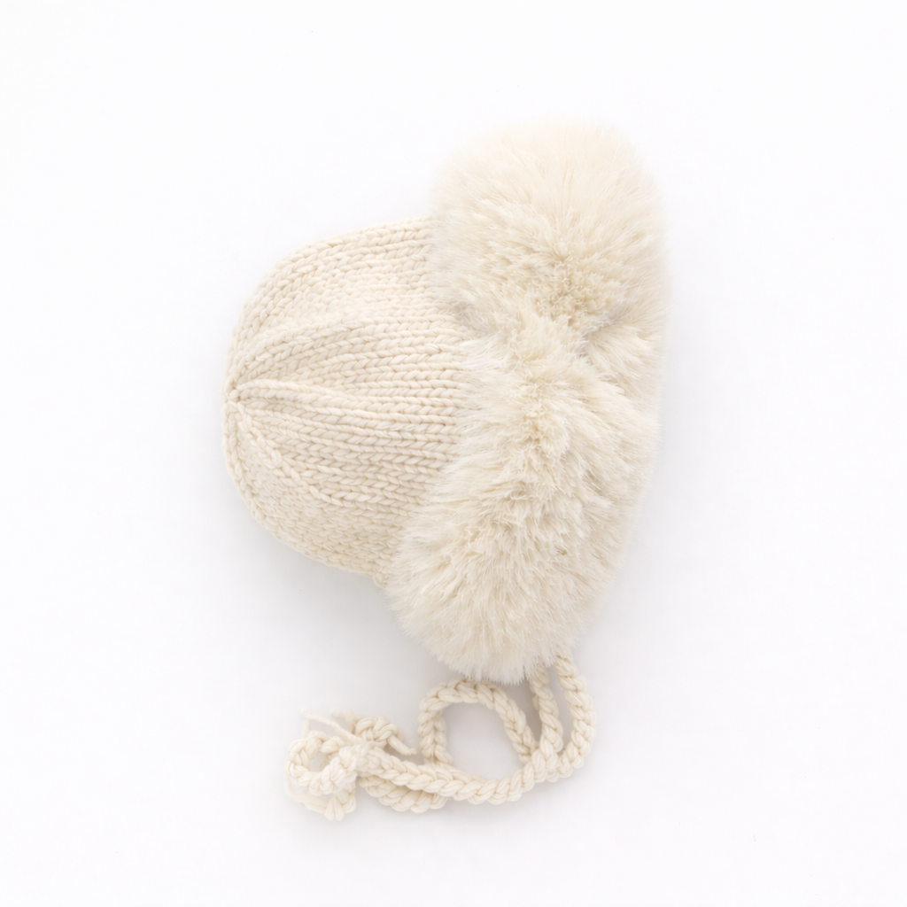 Huggalugs - Cuddle Bonnet Natural for Baby