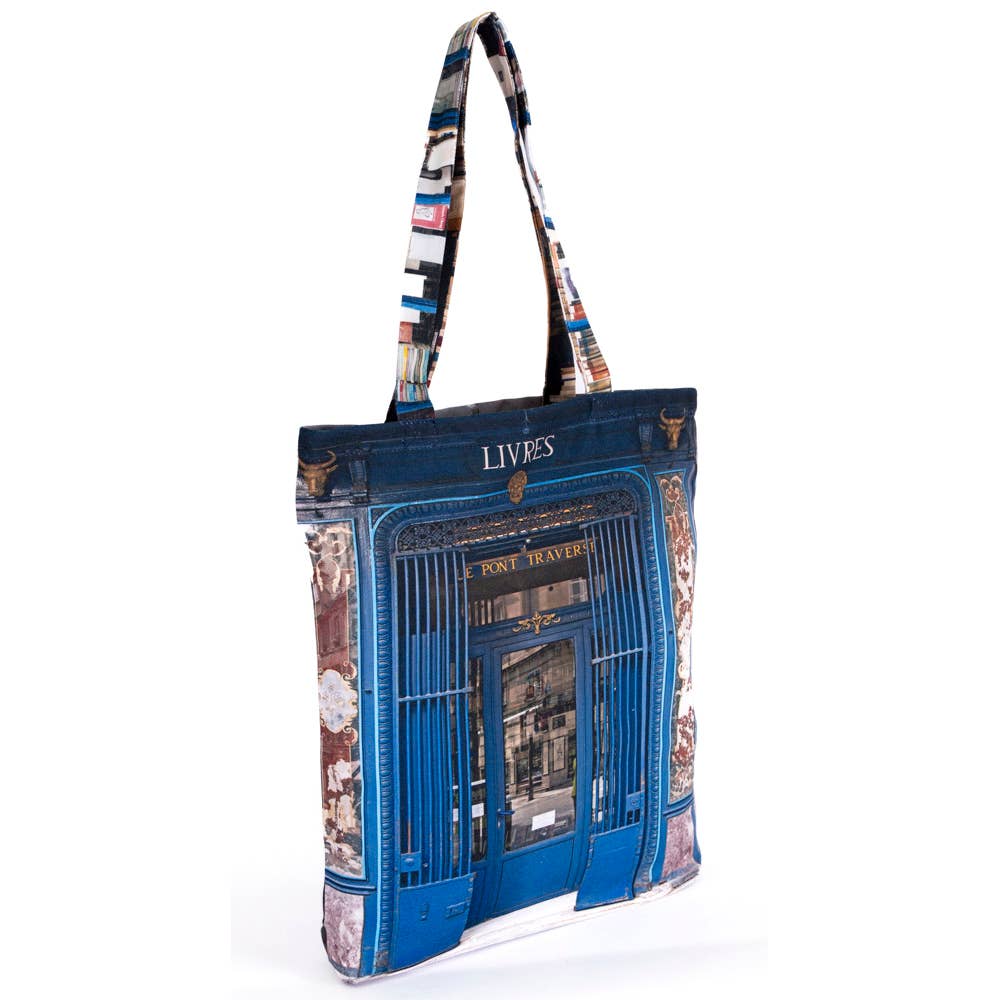 Maron Bouillie - Tote bag Paris Book At the Crossed Bridge
