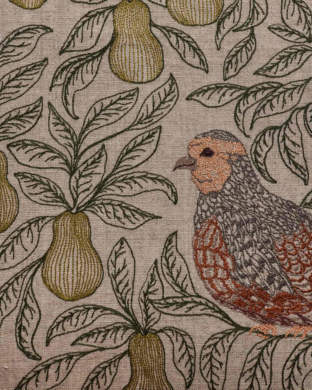 Coral & Tusk - Partridge in a Pear Tree Pillow with Insert
