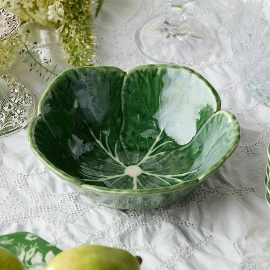 Le Jardin Cabbage 3-D Cereal Bowl - Set of 4