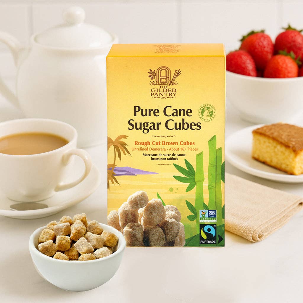The Gilded Pantry Unrefined Brown Cane Sugar Cubes