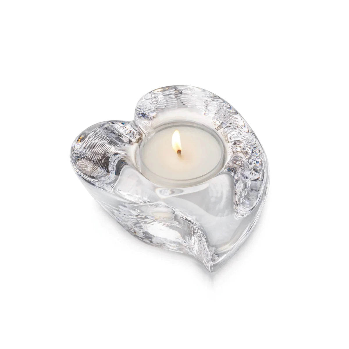 Simon Pearce Twist Heart Tealight