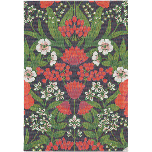 Julblommor Tea Towel