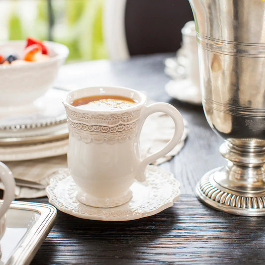 Arte Italica Finezza Mug - Cream