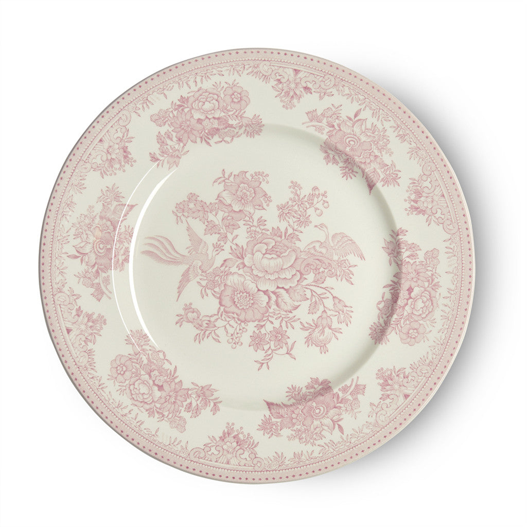 Burleigh Pink Asiatic Pheasants 10" Large Plate