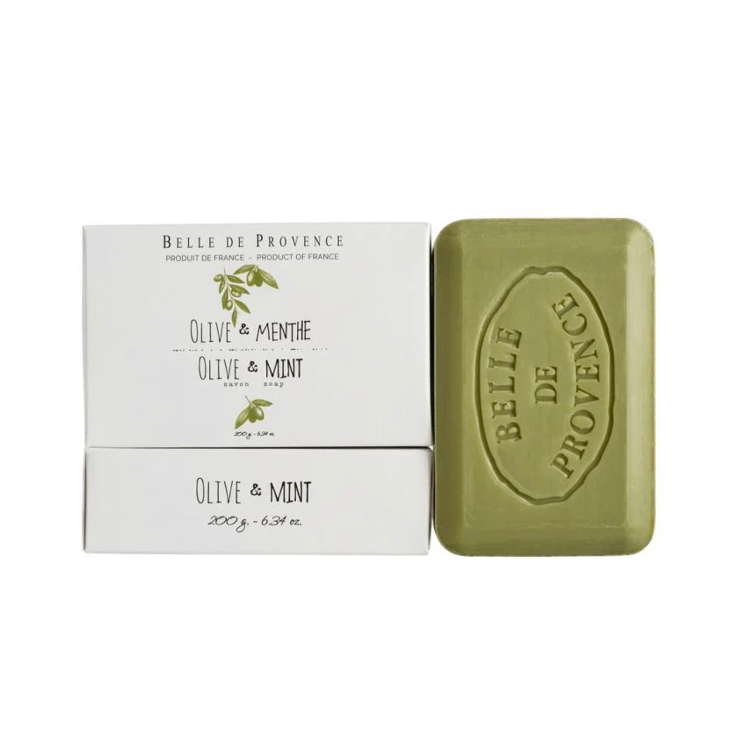 Belle de Provence - Olive Mint 200g Bar Soap