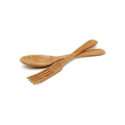 Berard Parisian Olive Wood Salad Servers