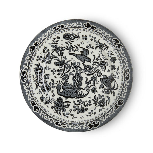 Black Regal Peacock 7" Plate