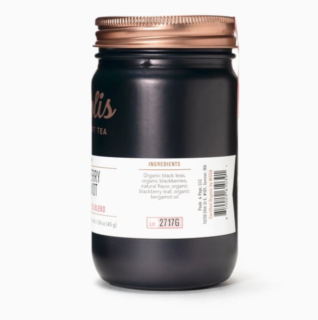 Apolis Tea Organic Blackberry Bergamot Loose Leaf Tea