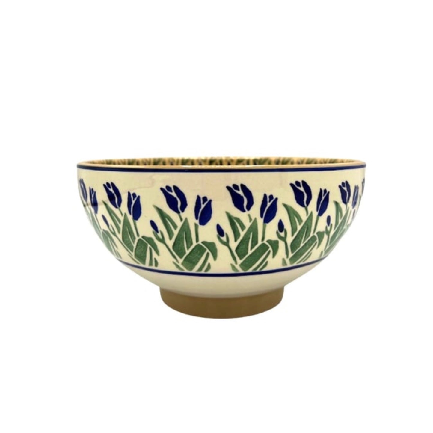 Blue Blooms Large Bowl