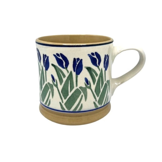 Blue Blooms Large Mug