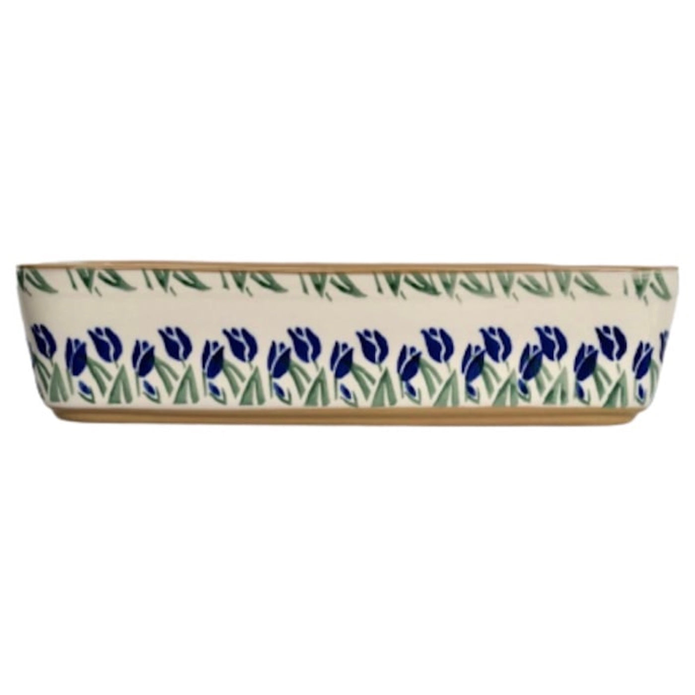 Blue Blooms Large Rectangular Oven Dish