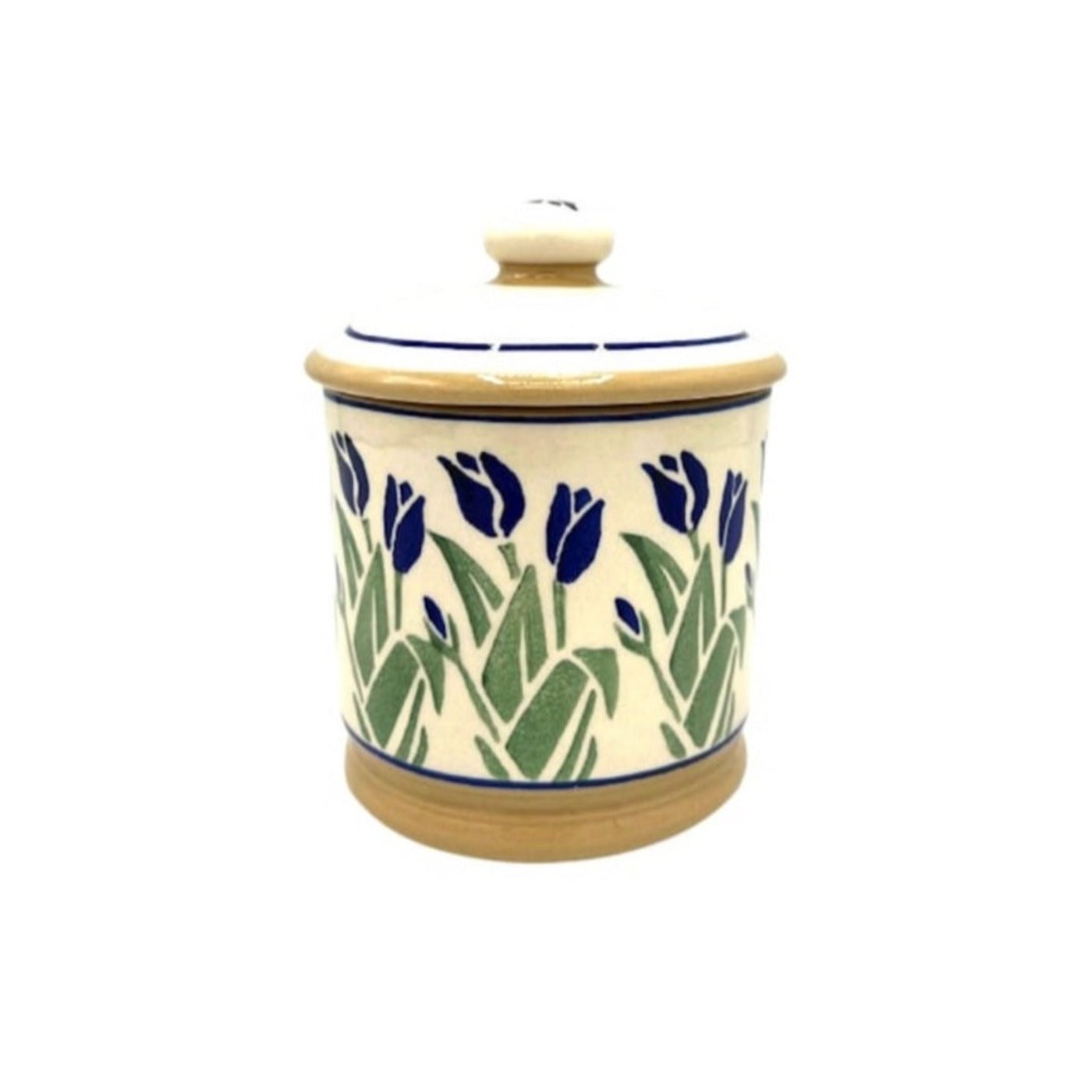 Blue Blooms Lidded Sugar Pot