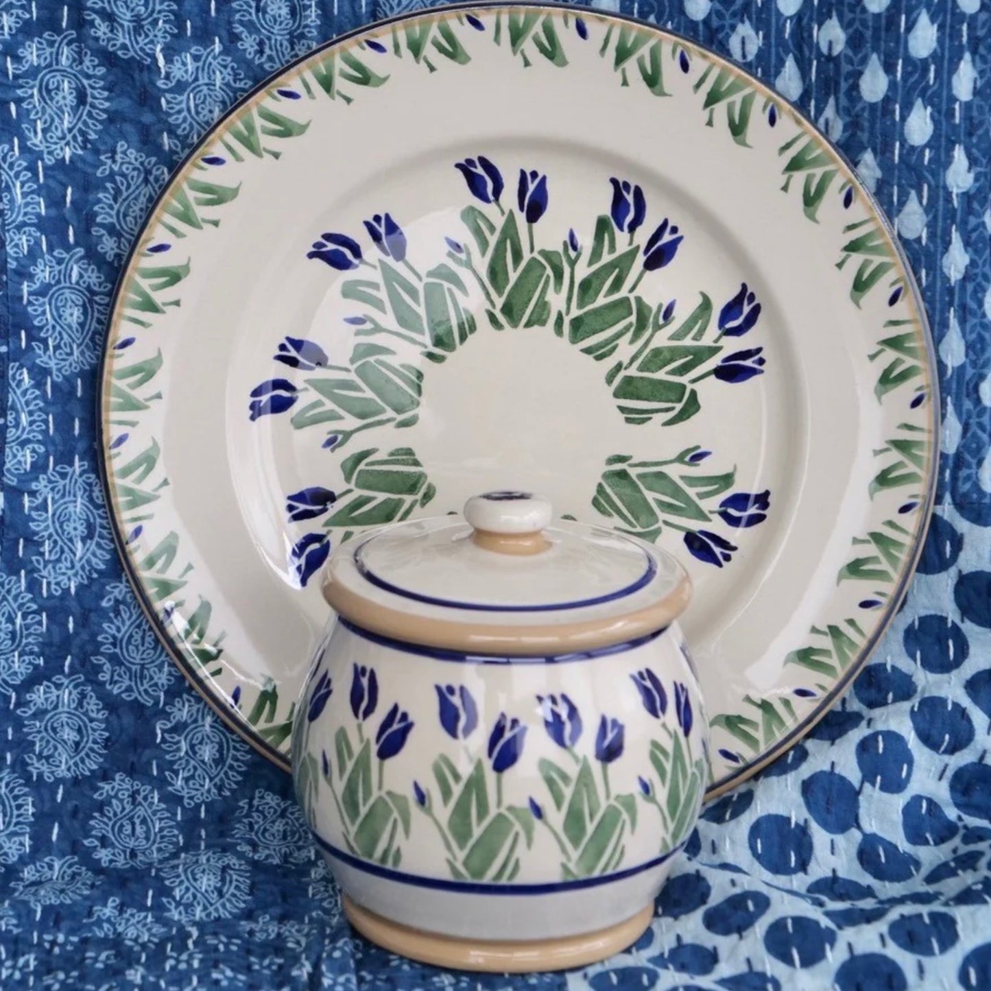 Blue Blooms Serving (Dinner) Plate