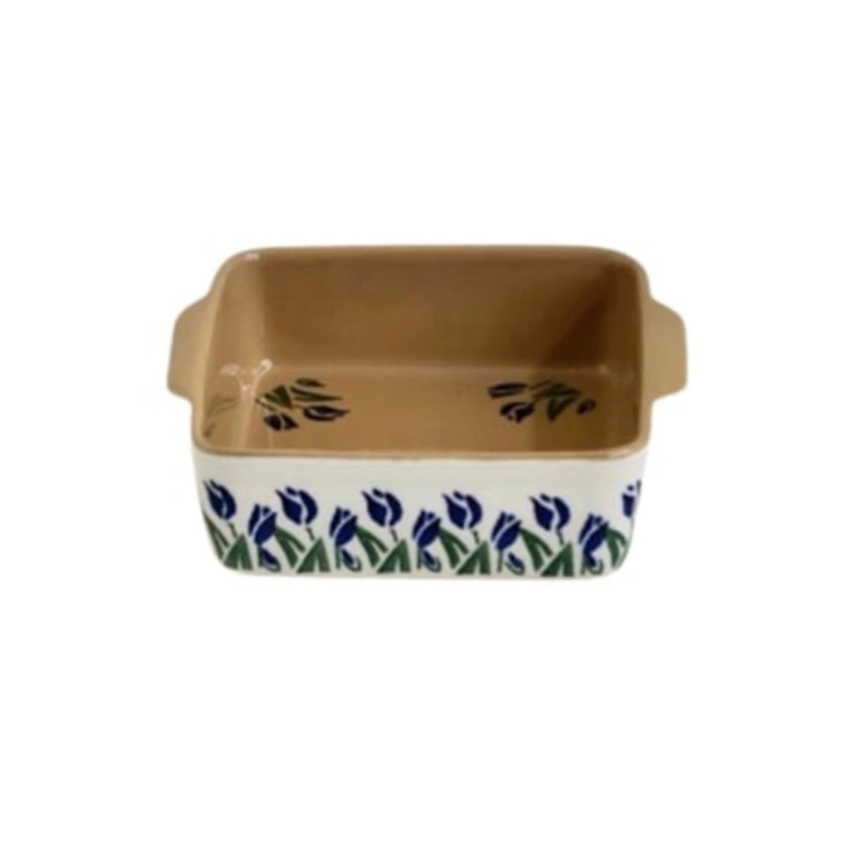 Blue Blooms Small Square Oven Dish