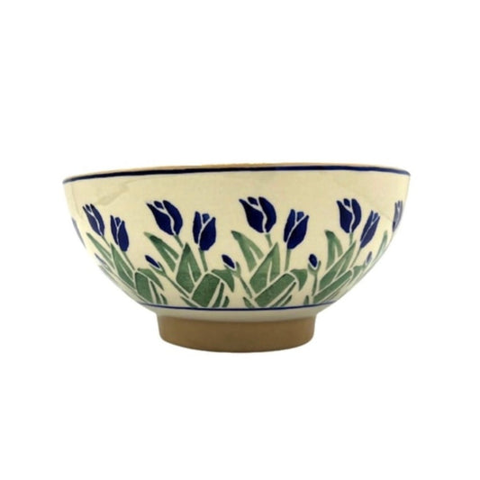 Blue Blooms Vegetable Bowl