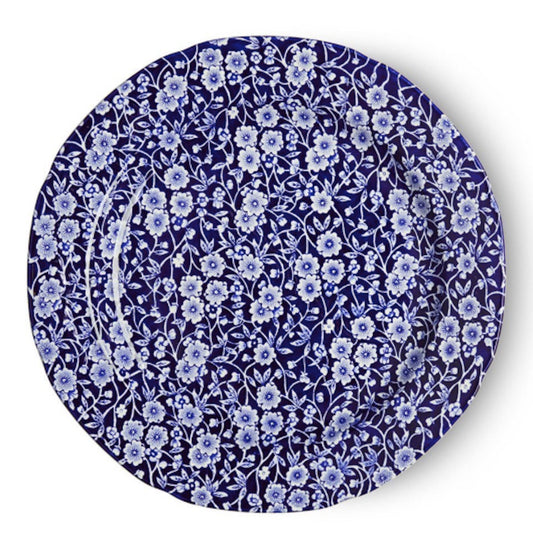 Blue Calico 10.5" Large Plate