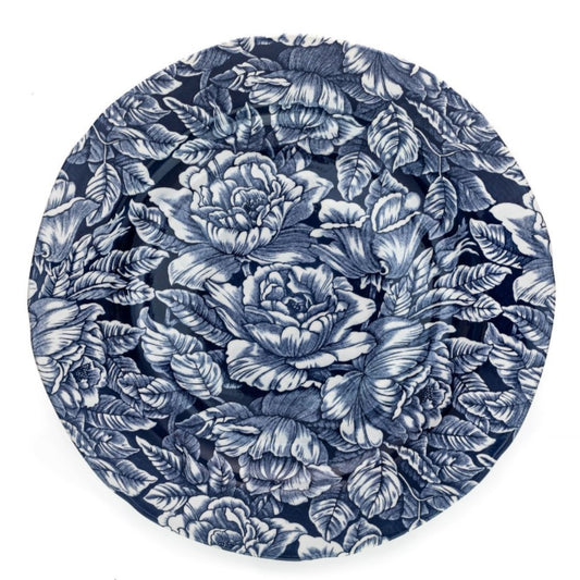 Blue Hibiscus 10" Large Plate