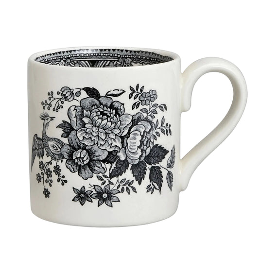 Burleigh Black Asiatic Pheasants Half Pint Mug