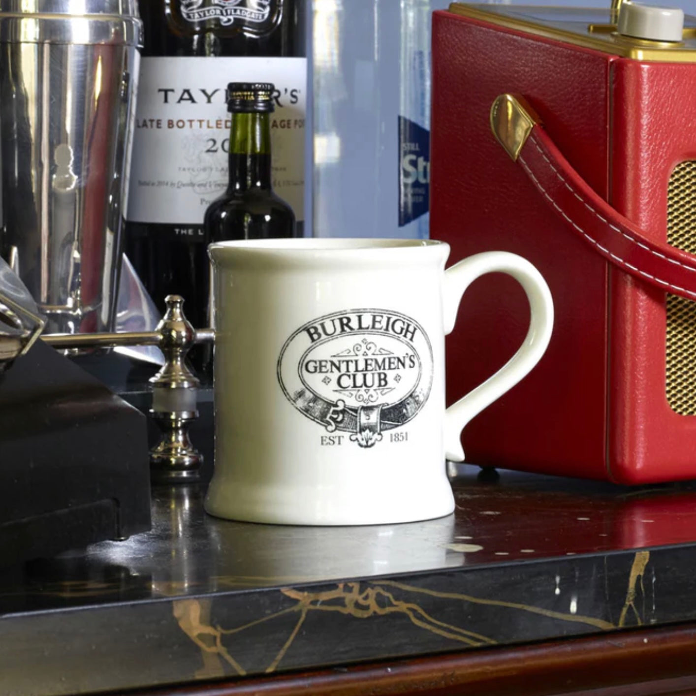 Burleigh Gentleman's Club Moustache Mug