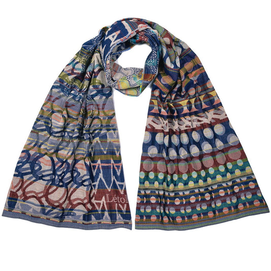 Casper Navy Organic Cotton Scarf