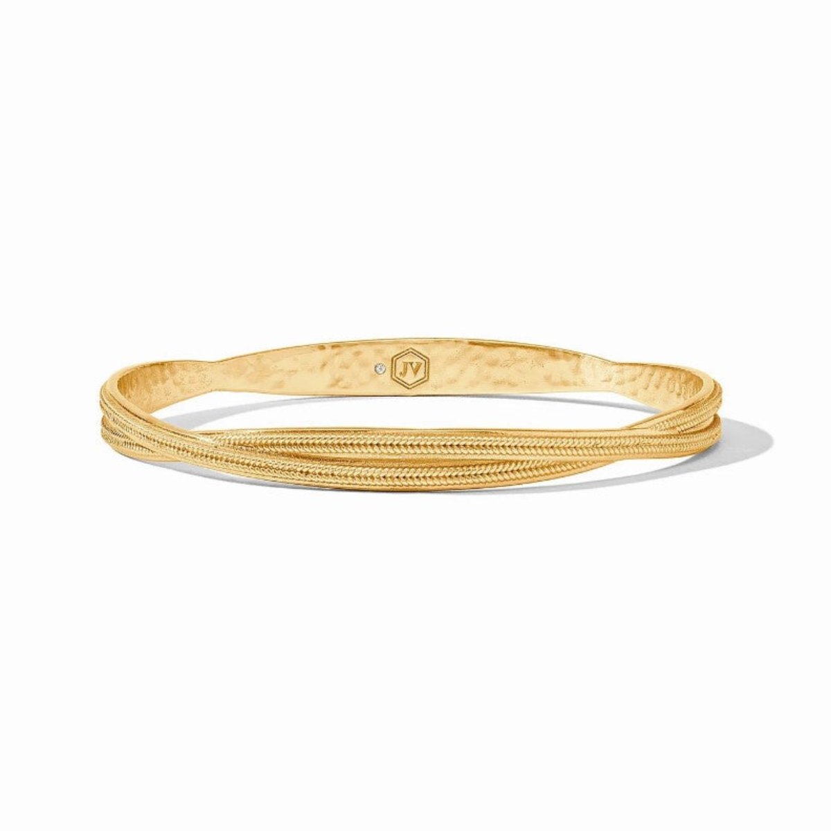 Julie-Vos-Cheval-Twist-Bangle-Gold