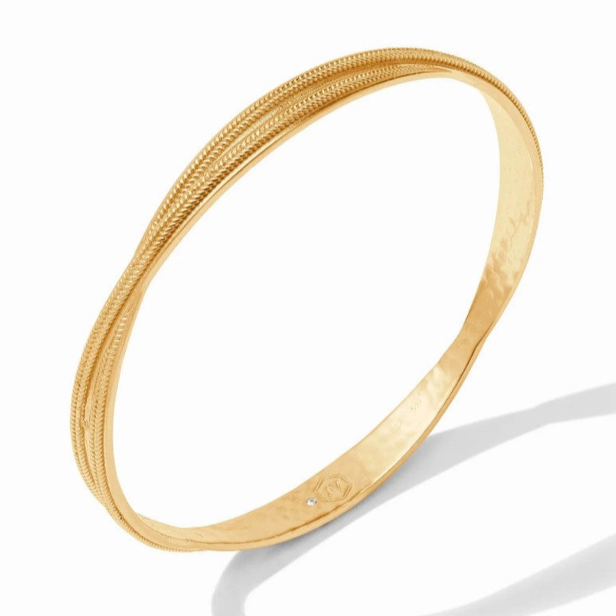 Julie-Vos-Cheval-Twist-Bangle-Gold