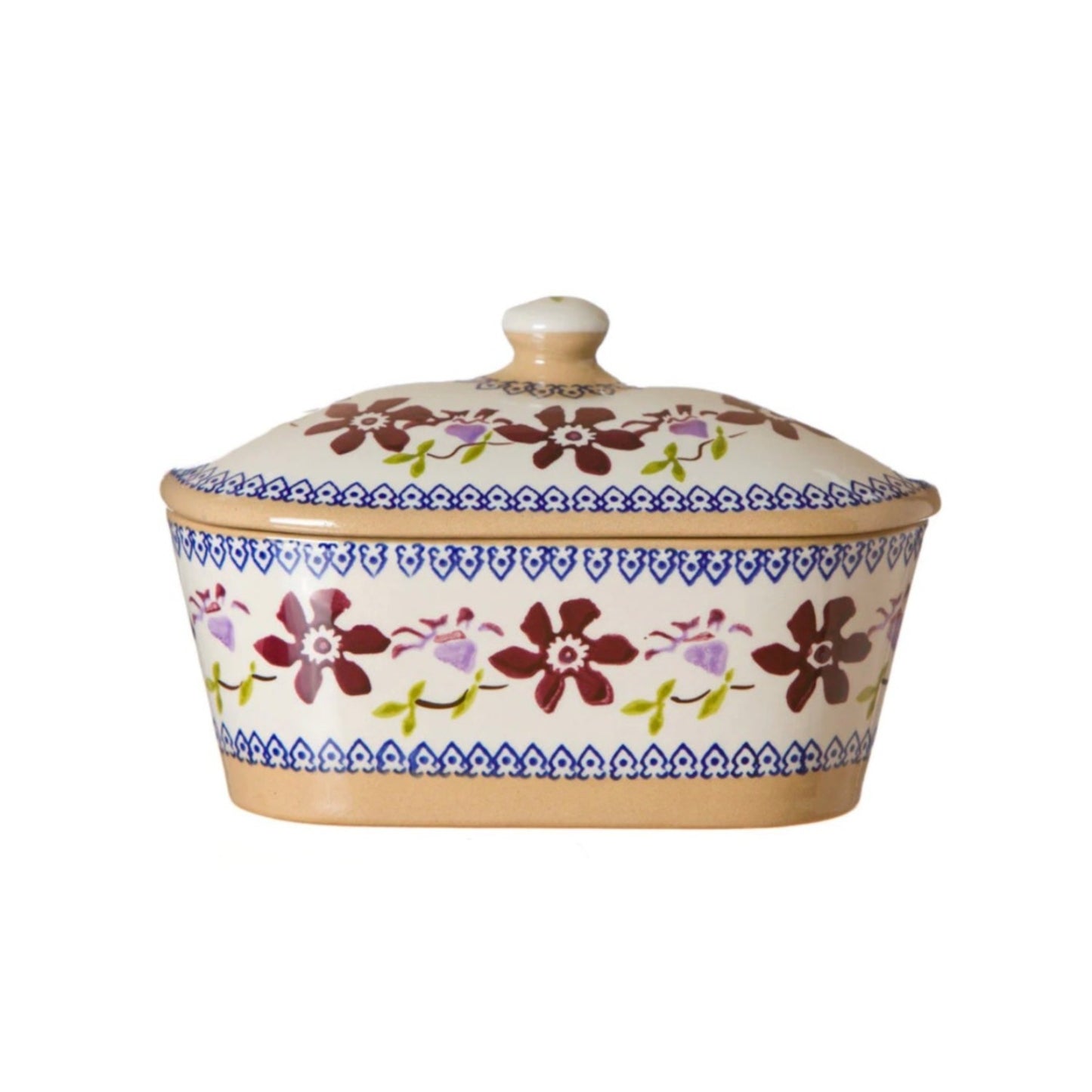 Clematis Butter Dish