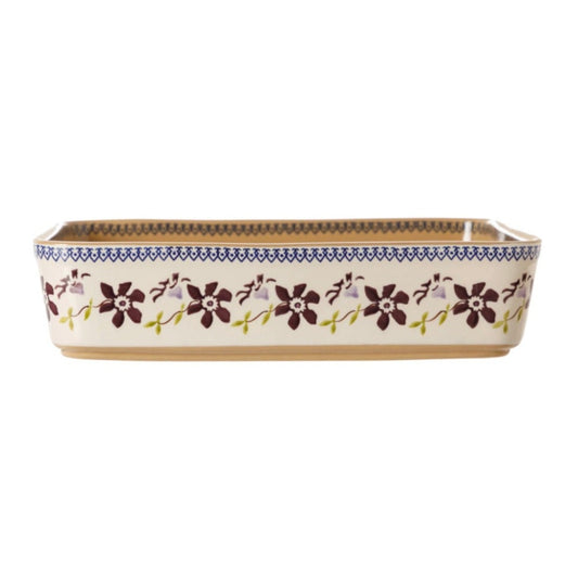 Clematis Large Rectangular Oven Dish