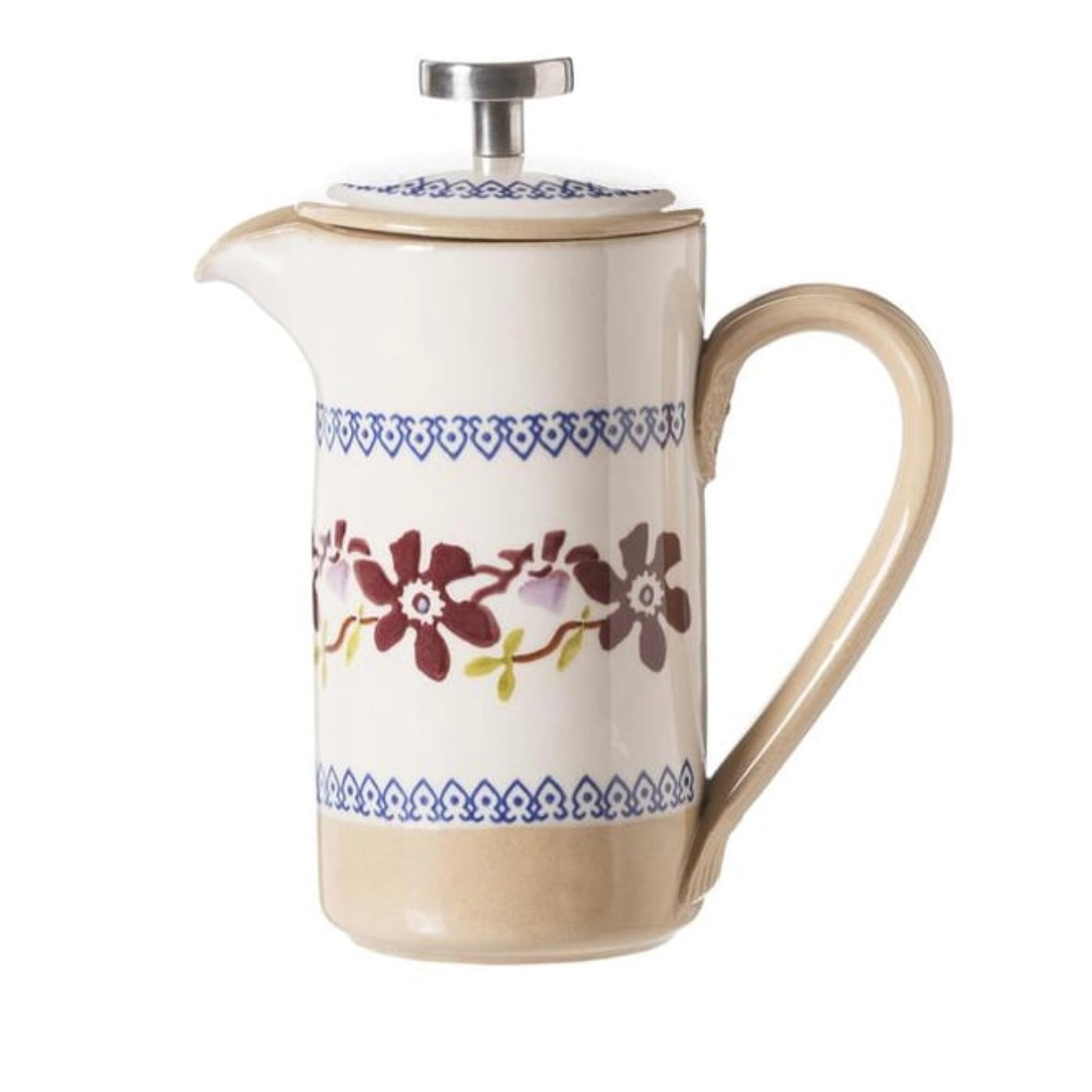 Clematis Small Cafetiere Pot