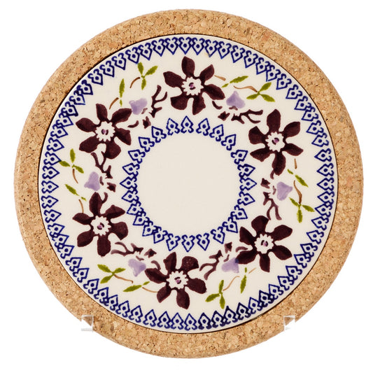 Clematis Round Trivet